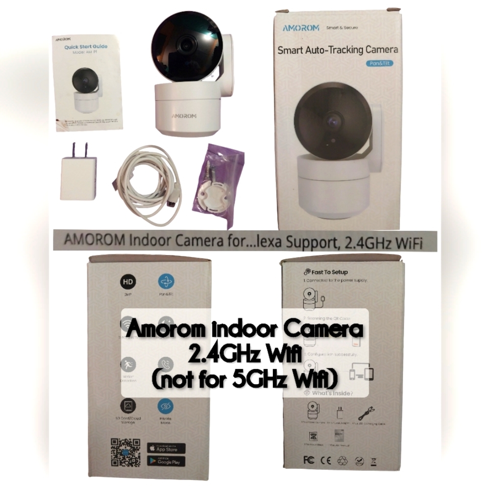 AMOROM Indoor Camera with WiFi